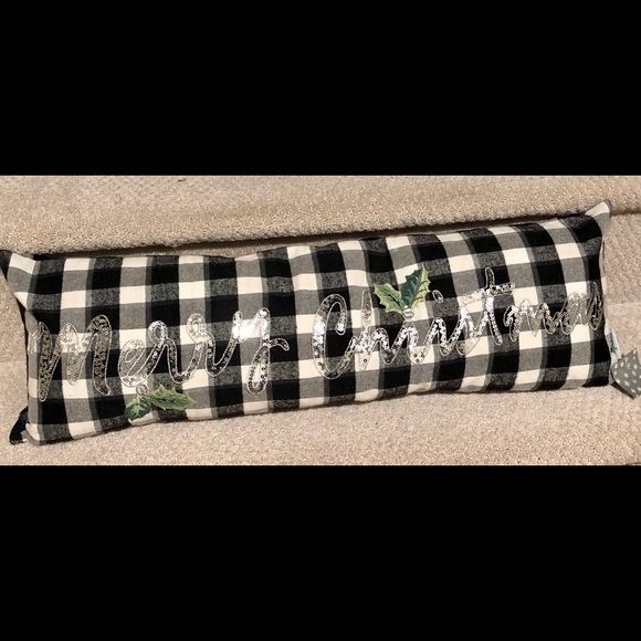 Merry Christmas Buffalo Check Pillow Cover - Picture 9 of 11